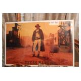 Nolan Ryan Poster Autographed Approx 35