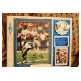 Troy Aikman Plague Signed with Certificate Of