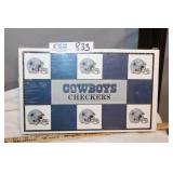 NFL Dallas Cowboys Checkers Vs. 49ers Board Game