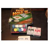 Tin Box with Extra Chips and Cards