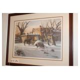Framed Art By James Boren 1981 362/550 Signed