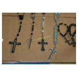 Insence Burner Holder And Rosary Necklaces