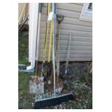 Yard Tools - Shovel, Post Hole Diggers, Axe, Shop