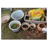 Flower Pots lot of 7