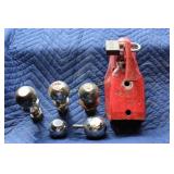 Trailer Hitch Tip and Trailer Balls as Shown