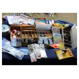 Fishing Lot - Tackle, Hooks, Fishing Line, Weights