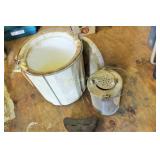 Bait Bucket Lot Of 3 Vintage