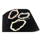 Vegetable Ivory, Clear Quarts, & Rose Quarts Brace