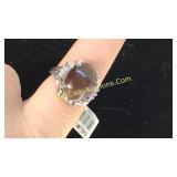 Apache Tears Ring Sz 7