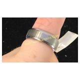 Stainless Steel Ring Sz 8