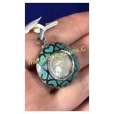 Stainless Steel turquoise Pendant