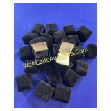 Ring & Earring Boxes Used, Black Velvet.