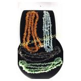 Gem Stone Necklaces - Lot of 4