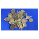 Mixed Pennies Includes Wheat and More Amount Amo