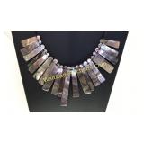 Nacre Necklace and Earrings - Lot of 3One Earrin