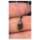 Grossular Garnet Necklace & Ring Size 7