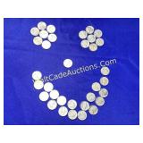 Jefferson Nickels Mixed Lot of 34