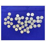 Jefferson Nickel   Full Roll Mixed Lot