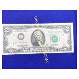 2003 Series A  Jefferson $2 Dollar Bill