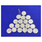 Mercury Dimes   Mixed Lot of 19