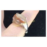 Agate Ring Sz 8