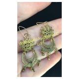 Brass Dangling Earrings