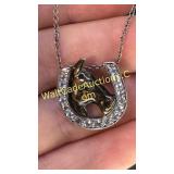 Horse/Horseshoe Necklace
