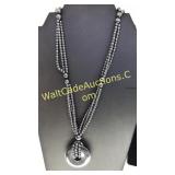 Hematite Beaded Necklace