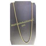 Gold Colored Chain Necklace