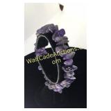 Amethyst Beaded Bracelet