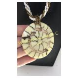 Vegetable Ivory Beaded Necklace