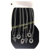 Hematite Beaded Necklace Lot of 6