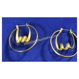 Foolï¿½s Gold Hoop Earrings
