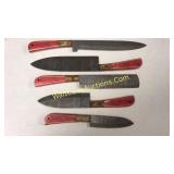 Damascus Steel Blade Kitchen Knifes (5)