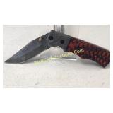 Damascus Steel 4 in Blade Folding Knife Includes