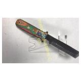 Damascus Steel 7 in Blade Hunting Knife Includes