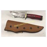 Damascus Steel 4 in Blade Hunting KnifeIncludes
