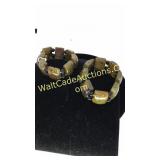 Dyed Agate Bracelets - Lot of 2