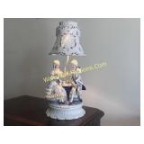 Porcelain Lamp - Martha & George Washington