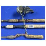 Fishing Poles - Mix lot of 3