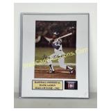 Hank Aaron 5x7 signed photograph -COA