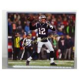 Tom Brady 8x10 signed photograph - COA