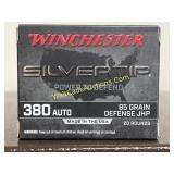 Ammo - .380 Auto Winchester Full Box 20 Rounds