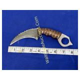 Knife with Sheath I call it the Captain Hook