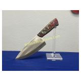 Damascus Butcher Knife 6 inch Damascus Drop