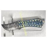 Damascus Steel 4in Blade Hunting Knife Includes