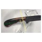 Damascus Steel 4 in Blade Bull Cutter