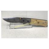 Damascus Steel 3 in Blade Cutlery KnifeIncludes