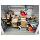 BOXES, SMALL TABLE, GAMING CHAIR, OFFICE CHAIR
