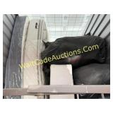 FURNITURE, BOXES, BAGS